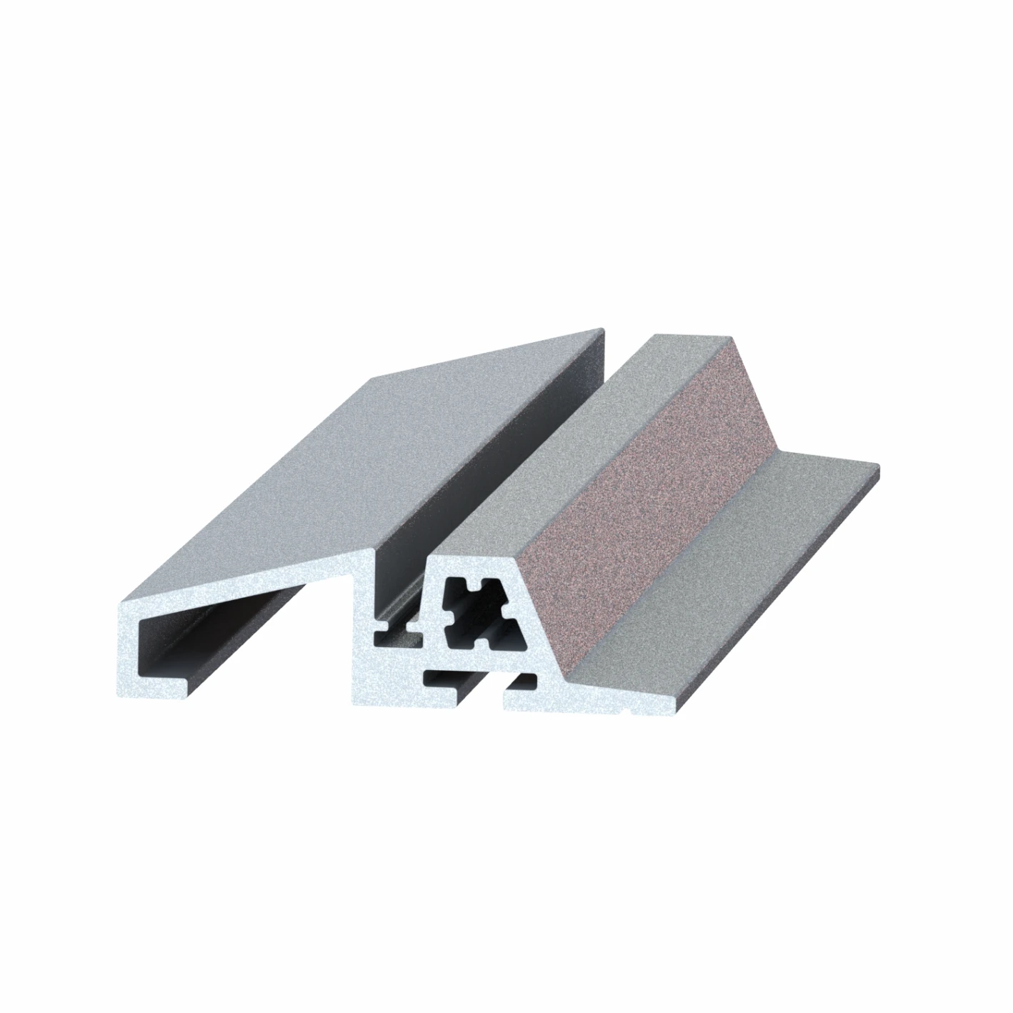 Bau 7600 - 7650 Alüminyum Üst Eşik Profili