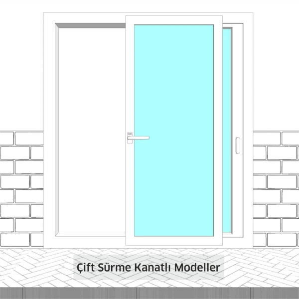 BAU 800 Paralel Sürme Sistemi (Çift Sürme Kanatlı Model)